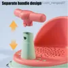 Banheira banheira assentos de banheira bebê banheira de banheira cadeira de almofada de segurança e anti-slip recém-nascidos cuidados com o banheiro fofo cadeira de banheiro de 6 a 18 meses de idade Z230818