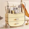 1PC Desktop Drawer Type Cosmetics Storage Box, Badrum Stor kapacitet Dammsäkra hudvårdsprodukter Lagringsställ, akryl ansiktsmask förvaringslåda