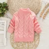 Pullover IENENS Boys Girls Winter Clothes Clothing Sweater Child Warm Tops Solid Color Oneck Pullovers 18 Years Kids Kintted Sweaters 230817