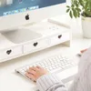 Pencilfodral kawaii lagringsställ skrivbord datormaterial Stationery levererar söt skrivbordsmonitor Öka kontorstillbehör 230818