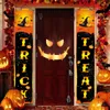 Inne imprezy imprezowe zapasy Halloween Decorations Banner Halloween imprezowy kurtyna Podstęp lub Banner Horror House Door Drzwi do wystroju Halloween 230817