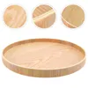 Plates Wooden Tea Tray Bandejas Para Comida Serving Plate Water Cup Dishes Kitchen Supply Snack Sushi Dessert Small Salad