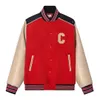 Męskie kurtki mężczyźni moda kurtka marki oryginalna projekt patchwork c haft haftery płaszcza wysokiej jakości unisex słynny mundur baseballowy 230817