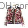 Damesjassen Nieuwe mode Vrouwen etnische stijl jas geborduurd Jacquard Cardigans Coat A550 Z230818