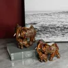 Decoratieve objecten Figurines creatief product olifant hars email decoratie ambachten huis Chinees kantoor bureau tv -kabinet kantoor dieren standbeeld sculptuur 230817