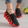 Chaussures habillées Femmes Chaussures Vulcanisées Zapatillas Mujer Baskets Tricotées Femmes Nouvelles Chaussures Plates Mix Couleur Vulcaniser Chaussures Casual Chaussure Femme T2308