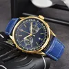 Montres de bracelets de marque de mode Mouvements masculins Quartz Mouvement Quartz Montre de bracelet de luxe STRAPE ACI