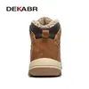 Stivali dekabr non slip inverno peluche uomini caldi in pelle impermeabile in pelle funzionante scarpe top high top 3948 230817