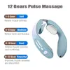 Autres articles de massage Pulse EMS EMS Masse-cou portable Masseur cervical Masculaire Masculaire relaxant Pain Soulagement du chauffage Personal Health Care 230817