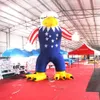 Tissu Oxford personnalisé géant gonflable 4/6/8mH, dessin animé d'animaux d'aigle des états-unis pour la publicité