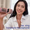 Microfoons WS-898 Wireless Bluetooth Compatibele Microfoon Multifunctionele MIC FM Voice Changing Audio Speaker Supplies Handheld Karaoke HKD230818