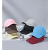 Ballo tappo 12 colori estate Cool Hollow Out Sun Hat Lady Beach Cappelli sportivi Big Bone Man Snapback Plus size Baseball Cap for Women