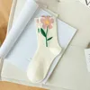 Frauen Socken Sommer senkt den mittleren Röhren.