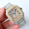 Diamond Watch Men kijkt naar Arabische wijzerplaat 8215 Bewegingsontwerper Sapphire roestvrijstalen staalriem waterdicht 40 mm