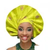 Accessori per capelli African Sego Headtie Nuovo turbante Aso Oke Gele Fashion Headwraps Drop Delivery Products DHN5T