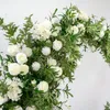 Flores decorativas Lua Arco Floral Casamento Casamento Decoração Simulação