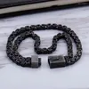 Link braccialetti personalità in acciaio in acciaio in acciaio inossidabile accessori da uomo