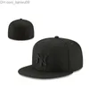 Ball Caps 24 Styles NY Letter Baseball Caps Casual Style Gorras Sport Hip Hop Men Women Brand Vol gesloten gepaste hoeden Z230818