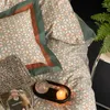 Наборы постельных принадлежностей ABAY SET Египетский хлопок цифровой печать одеяла мягкая пуховатая плоская кровать наволоты сплайсинга 230817
