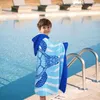 Towels Robes Children's bathroom hooded soft terry towel household coat breathable children's swimming and changing towel Z230819