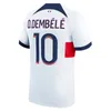 2023 MBAPPE ASENSIO O.DEMBELE soccer jerseys G.RAMOS fans player 23 24 FABIAN VITINHA Maillots de foot ZAIRE-EMERY LEE KANG IN Football shirt Men kids uniform enfants