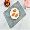 Mats Mats Home almofada home impermeável anti-deslizamento isolado tapete isolado moderno e simples retangular cozinha placemats borracha de borracha