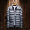 Automne masculin et hiver Europe Les États-Unis New Thin Doawn Jacket Fashion Brand Light Down Jackeit Designer Style lâche