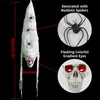 Autre événement Fourniture de fête Halloween Decoration suspendue Skull Head Horror Horror Outdoor Spider Cotton Glowing Heads Props House House Decor pour fête 230817