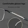 Okulary przeciwsłoneczne ramy Ultralight czyste tytanowe szklanki Business Busines