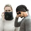 Berretti per donna Moda Uomo/donna Berretto Berretto Uomo/donna Berretti Cappello Caldo Solido Snood Sciarpa Elastica lavorata a maglia