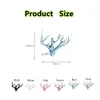 Decorative Objects Figurines 1pcs Creative Wall Hanging Jewelry Holder Key Necklace Storage Vintage Deer Horns Hanger Coat Rack Decoration 230818