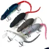 Esche esca Eyes 3D Eye Morb Mouse pesca 15,5 g 15,5 cm mobile a manovra esca artificiale pesca da pesca a pesca tutto per la caduta di pesce dhiga dhgga