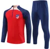 2023 2024 Survêtement de l'Atletico Madrids Chandal Futbol Football Kit de survêtement d'entraînement 23 24 Survêtements de Madrid Ensemble Hommes Camiseta de Football Jacket