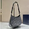 Sacs à bandoulières de luxe Femmes Sac à main diamant brillant