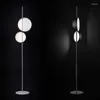 Vloerlampen statief licht 5 lamp metalen standaard ventilator slaapkamer lichten smeedijzeren modern design