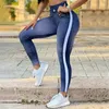 Leggings voor dames 2023 Hoge taille Faux denim Jean slanke elastische naadloze mager potlood pant