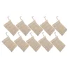 Bath Accessory Set 10 Pack Natural Sisal Soap Bag Exfoliating Saver Pouch Holder
