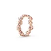 Pandora Ring Tasarımcı Mücevherleri Kadınlar Orijinal Kalite Bant Yüzükleri İmparator Yüzük 925 Gümüş Yüzük Vorteks Taç Trend Halkası