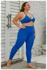 Leggings voor dames ultieme comfort plus size yoga set: hoog taille compressie fitness suit - ademende snel drogende actieve kleding voor vrouwen