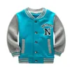 Jackor Cool Baseball Jacket Fashion Boys Long Sleeve Slim Uniform Ytterkläder Bomber Jacket Baseball High Quality 230817