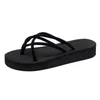 Slippers Summer Women Outdoor Light Weight Cool Shoes Ladies Flat Flip-flop Black Non-slip Basic Home Sandals Chaussures Femme