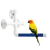 Other Bird Supplies Standing Platform Durable Folding Bathroom Practical Pet Birds Parrot Wall Mounted Suction Cup Portable Shower Perches