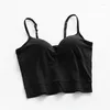 Tanks de femme de soutien-gorge blanc tops de soutien