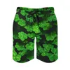 Herrshorts St Patrick's Day Board Summer Happy Paddys Shamrocks Running Beach Men bekväm vintage design badstammar