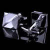 Cuff Links Kflk Jewelry Fashion Brand of Shirts Cufflinks Rose White Square Cufflinks Botão de casamento de luxo masculino de alta qualidade convidados 230818