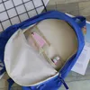 Sacos de escola feminino pequeno fresco náilon mochila mulheres cor sólida para adolescente meninas mochila dois tamanhos viagem ombro 230817