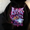 Men's Hoodies Sweatshirts Bratz Letter Sweatshirts Women's Casual Black Tops harajuku Fashion Hooded Streetwear Long Sleeve Graphic Jacket Kpop Clothes 230817