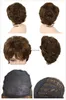 Synthetische pruiken Gnimegil Synthetische korte pruiken voor vrouwen Natural Brown Curly Pixie gelaagde kapsel Mama Wig Cosplay Halloween kostuumpruiken HKD230818