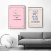 Andere evenementenfeestartikelen doe alsjeblieft niet cola in de badkamercitaten canvas schilderen mooie kont print grappig cadeau bord toilet wall art poster foto decor 230818