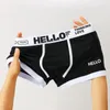 Cuecas 4pcs/lote masculinas shorts de roupa íntima sexy homens calcinha homem homem respirável respirável tamanho grande 3xl boxershorts